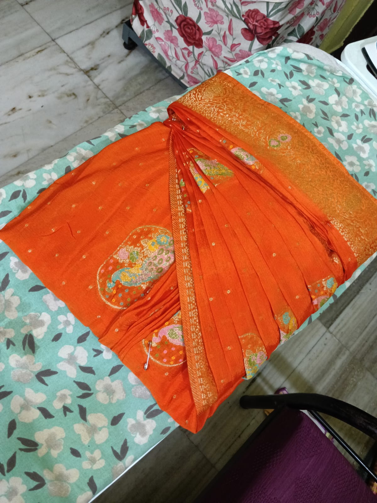Sakthilavanya Saree Drapist - Saree Pre Pleating and Box Folding Thumb 5