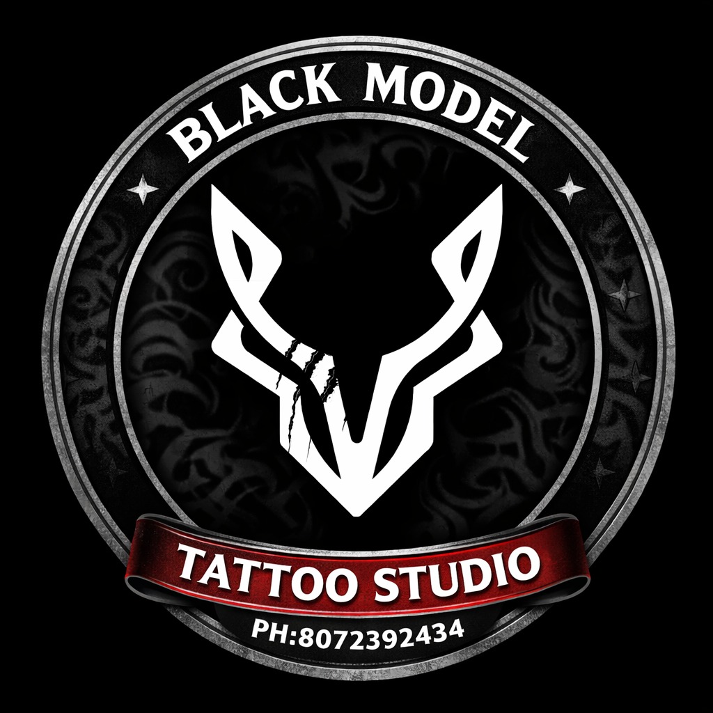 Black Model Tattoo