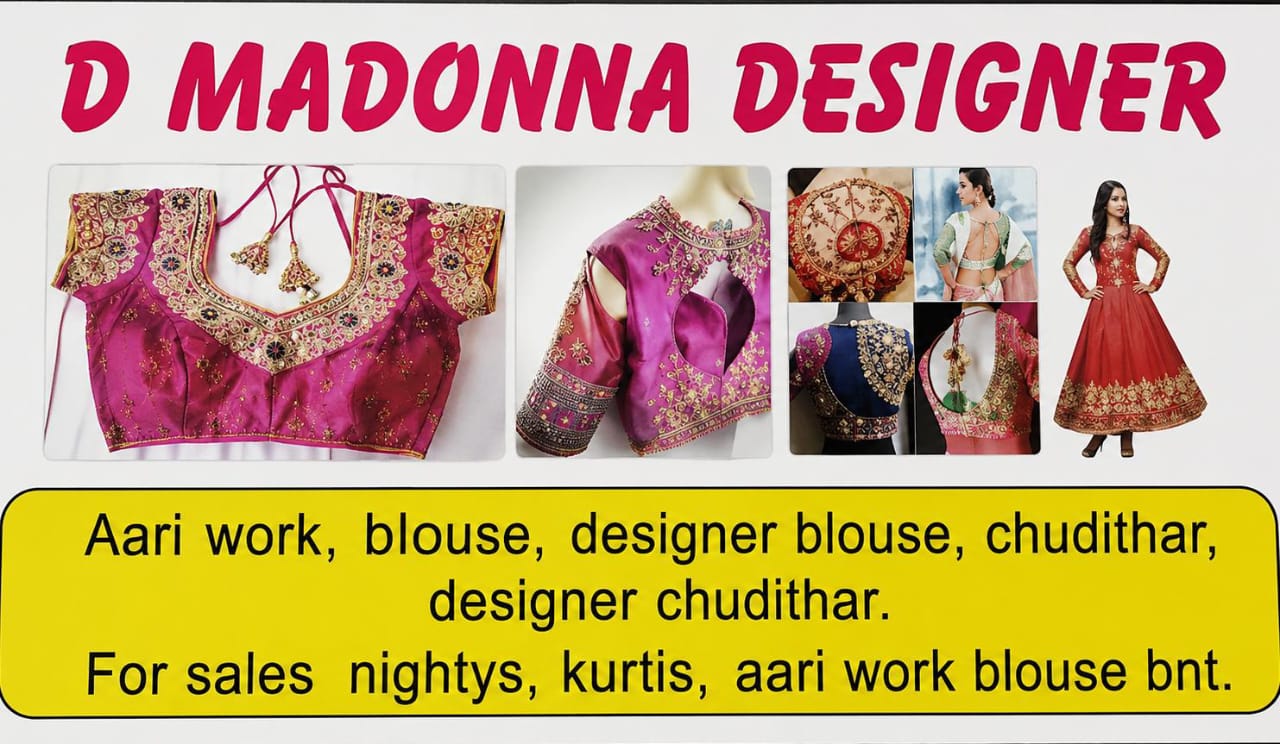 Aari work Madonna Designer