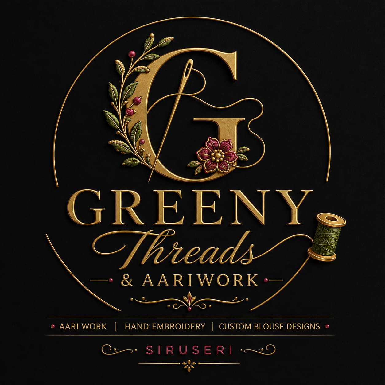 Greeny Threads &amp; Aari Works